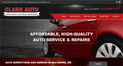 Desktop Screenshot of clark-auto-repair-baltimore.com